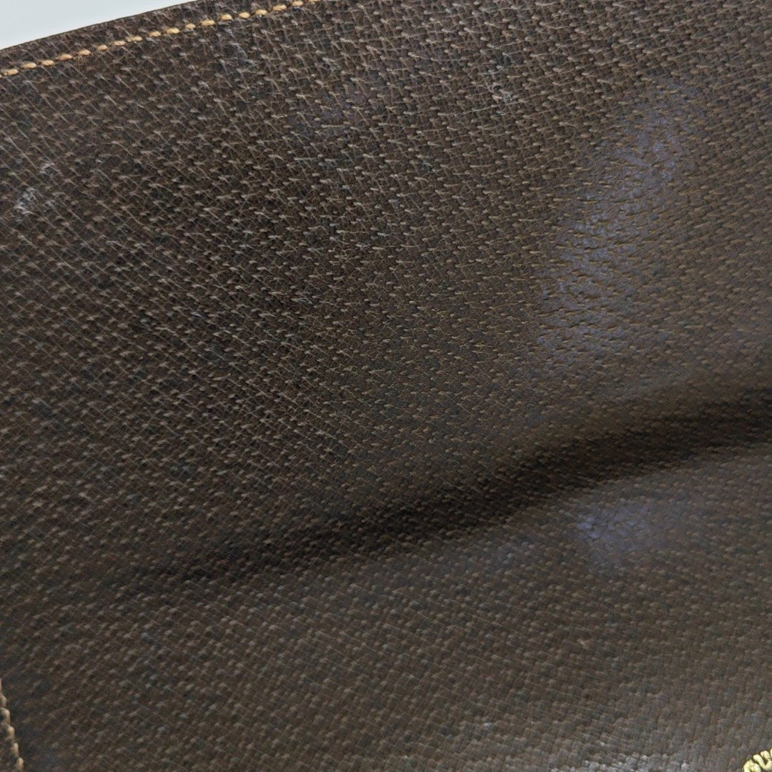 Monogram Coated Canvas Shoulder Bag Brown