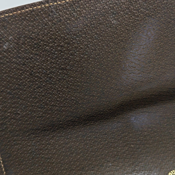 Monogram Coated Canvas Shoulder Bag Brown