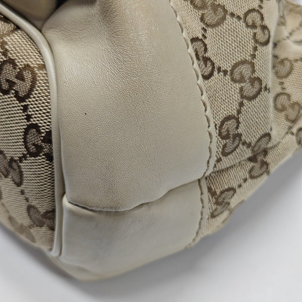 Sukey Monogram Canvas Beige