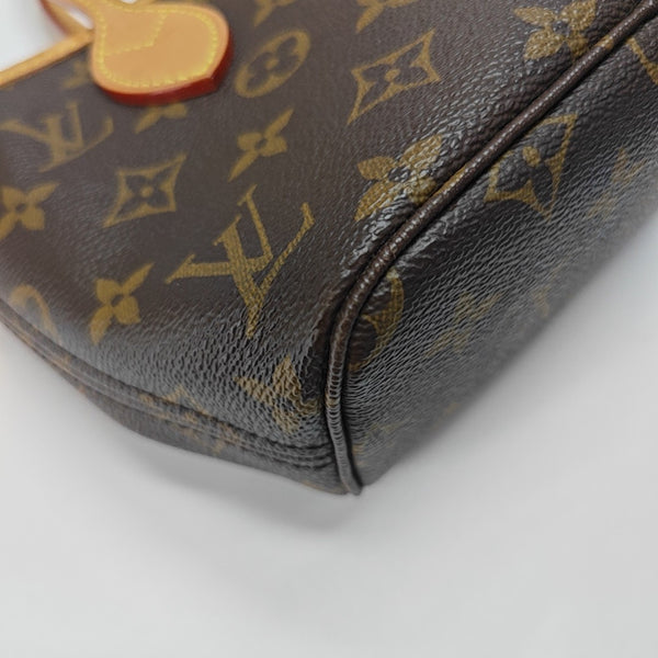 NEVERFULL BB Monogram Coated Canvas Brown