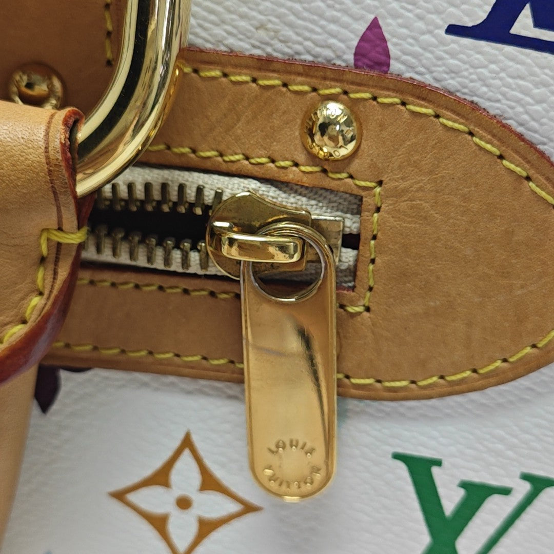 LV × TM RITA Monogram Coated Canvas White