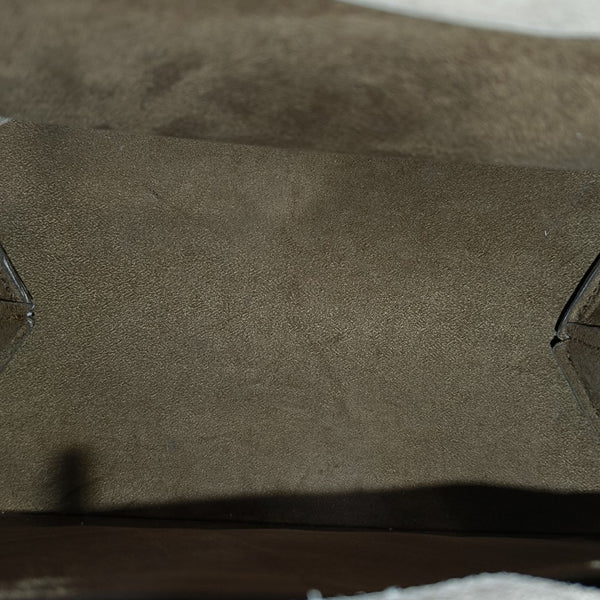 Calfskin Top Handle Bag Beige