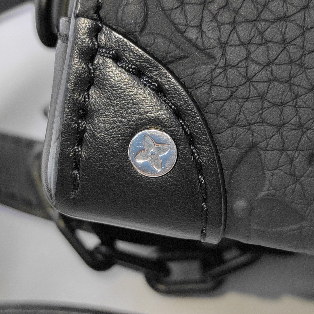 SOFT TRUNK Mini Monogram Calfskin Black