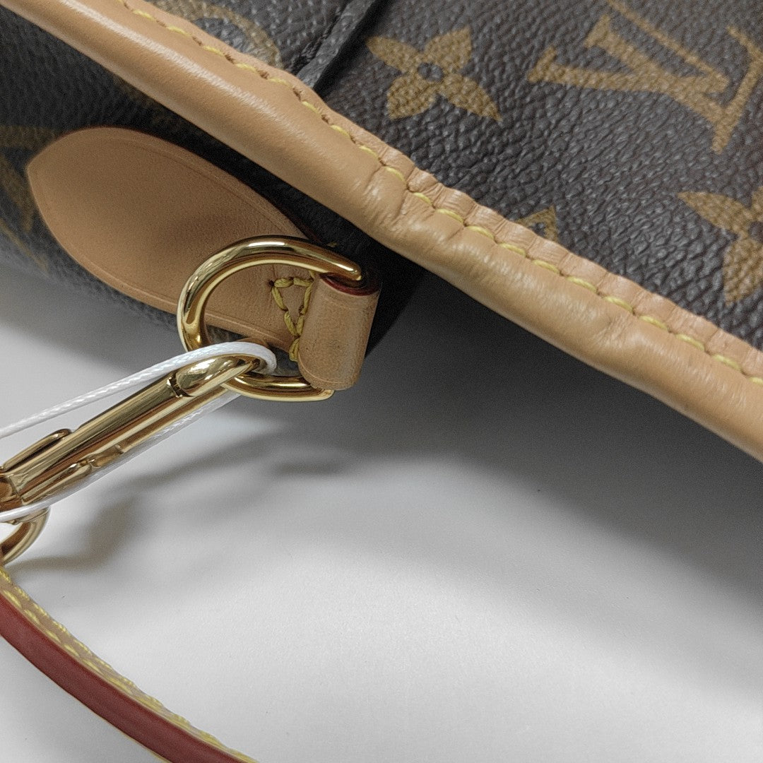 DIANE Monogram Coated Canvas Brown