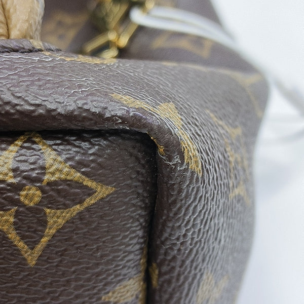 PALM SPRINGS PM Monogram Coated Canvas Brown