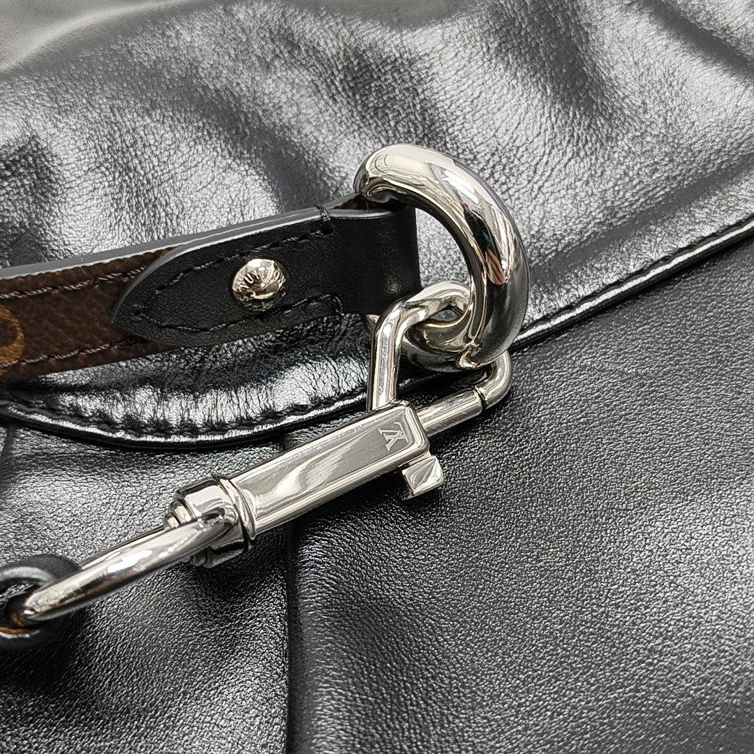 SUNSET Monogram Lambskin Black