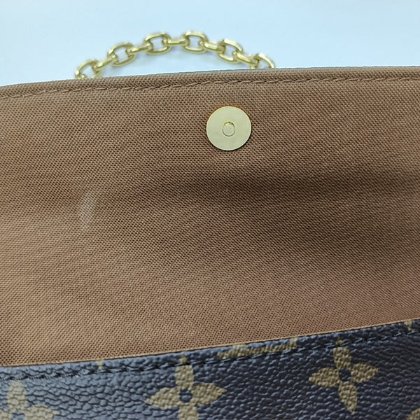 IVY Monogram Coated Canvas Brown