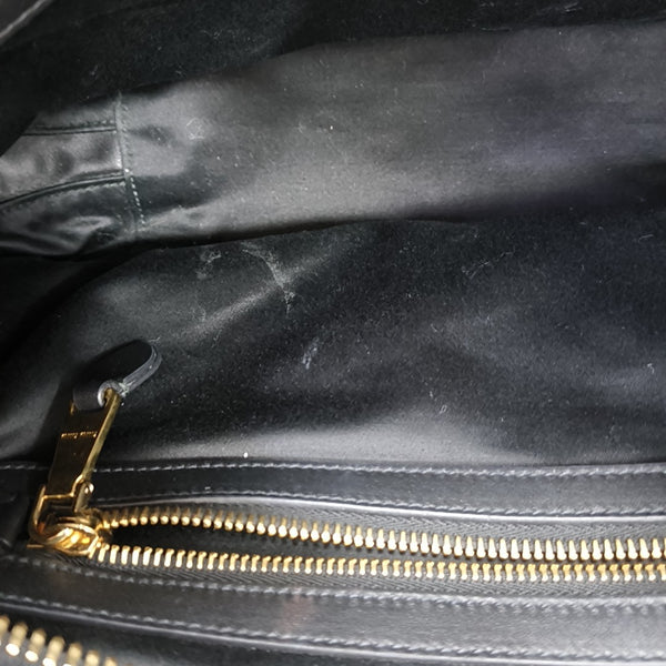 Beau Large Calfskin Black