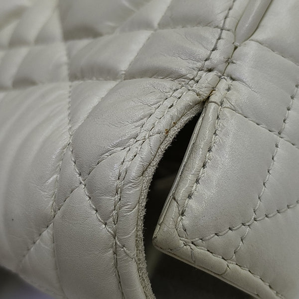 Diorcamp Small Cannage Calfskin White
