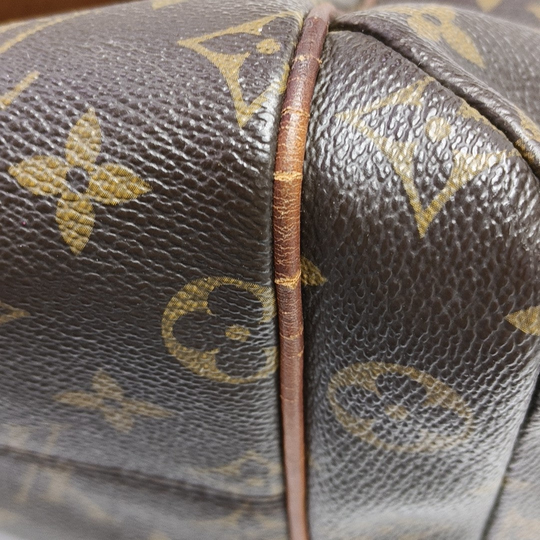 TOTALLY MM Monogram Coated Canvas Brown