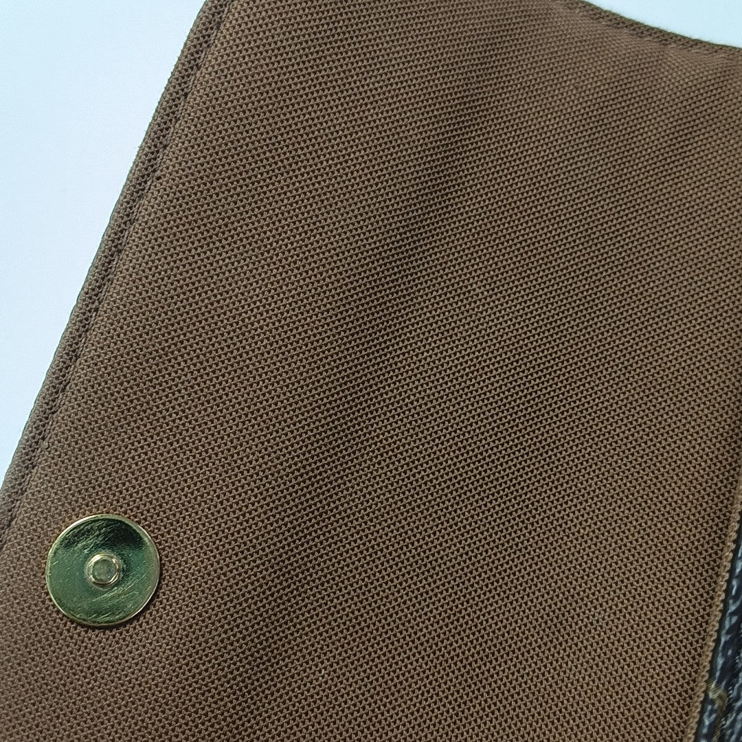 IVY Monogram Coated Canvas Brown