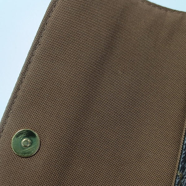 IVY Monogram Coated Canvas Brown
