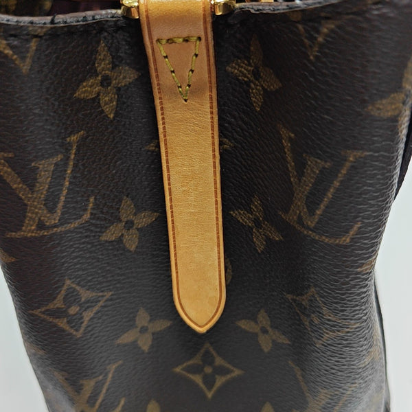 MONTAIGNE Monogram Coated Canvas Brown