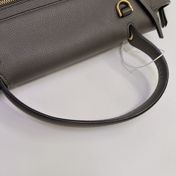 BELT Mini Calfskin Gray
