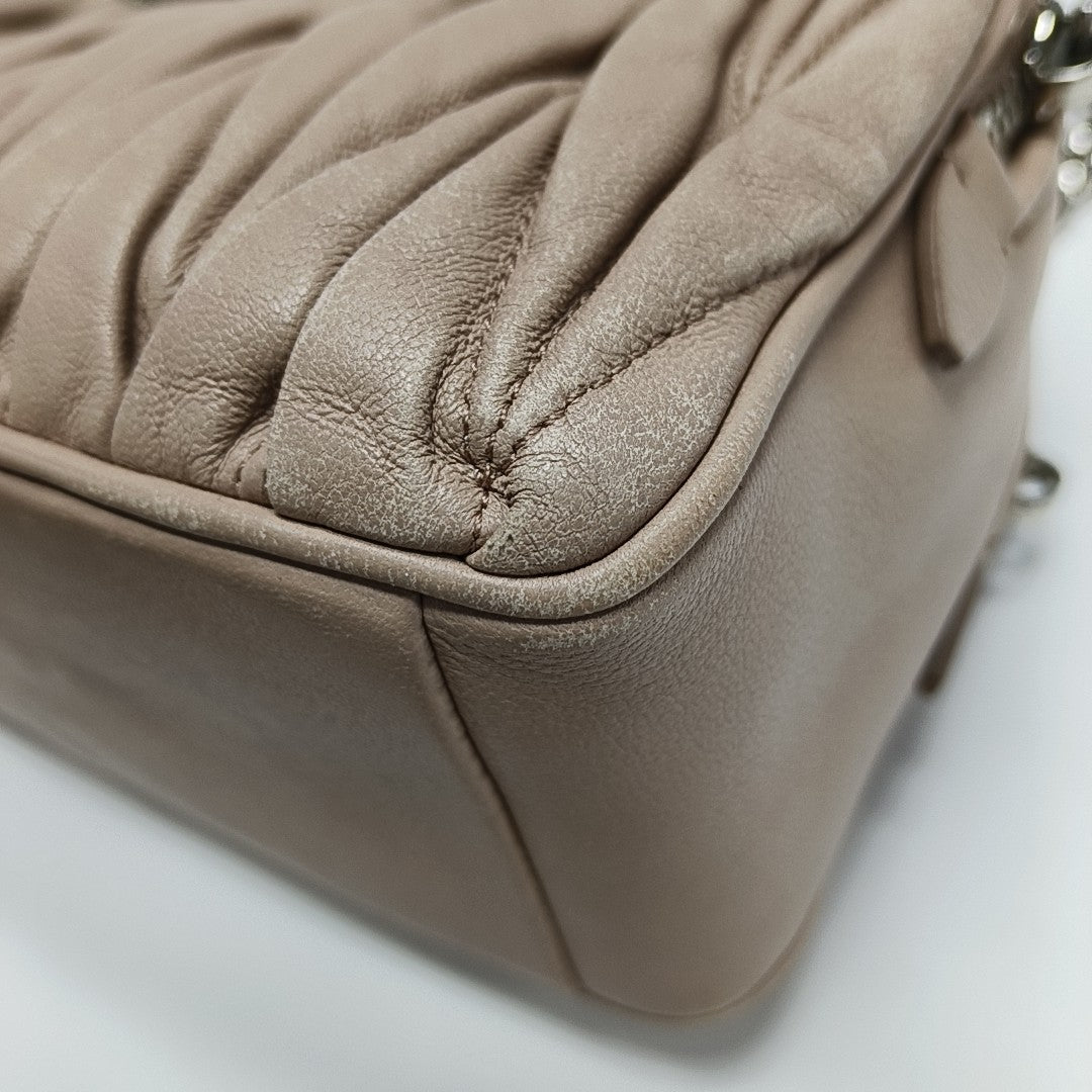 Matelassé Quilted Lambskin Pink