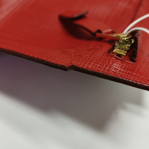 T Pouch Calfskin Red