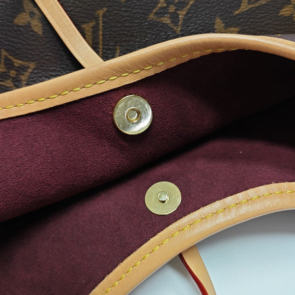 CARRYALL PM Monogram Coated Canvas Brown
