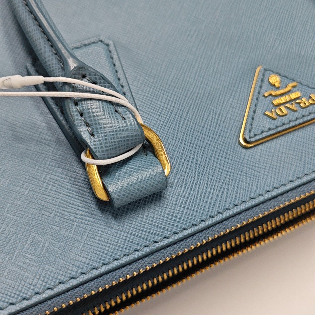 Galleria Large Calfskin Blue