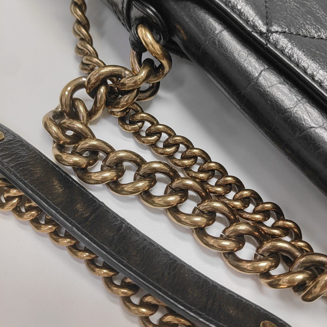 PREFECT EDGE Quilted Calfskin Black
