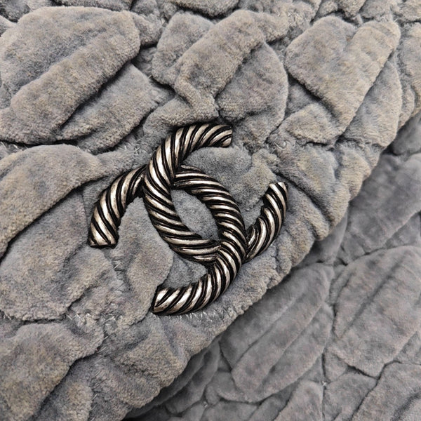 Quilted Velvet Gray