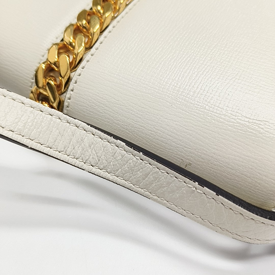 Sylvie 1969 Mini Calfskin White