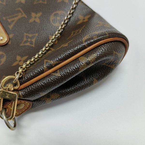 EVA Monogram Coated Canvas Brown