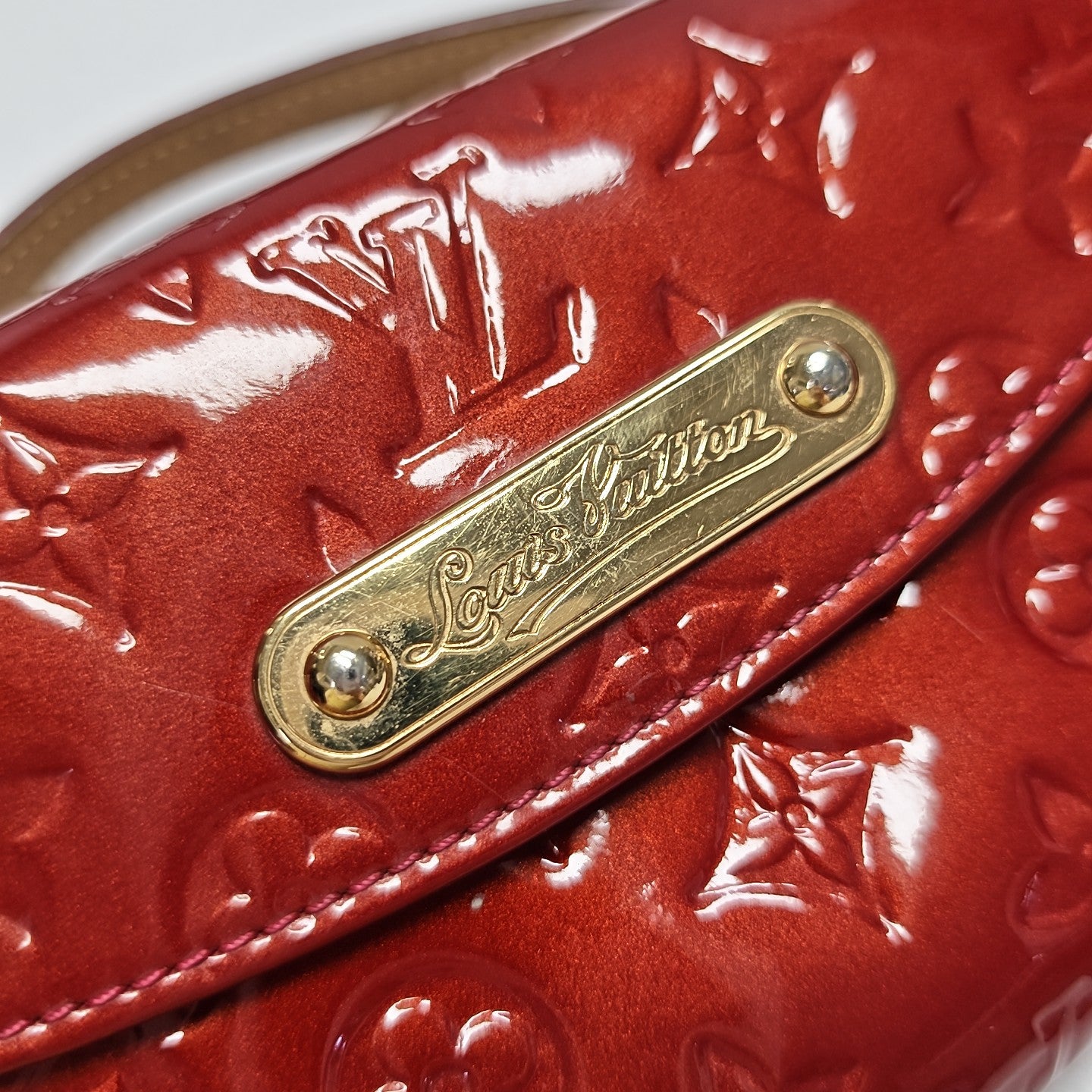 SUNSET BOULEVARD Patent Leather Red