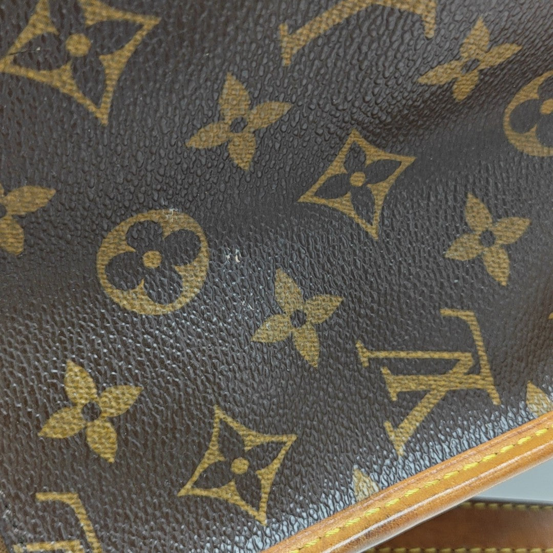 POPINCOURT Monogram Coated Canvas Brown