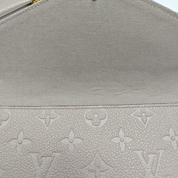 FÉLICIE Monogram Calfskin Gray