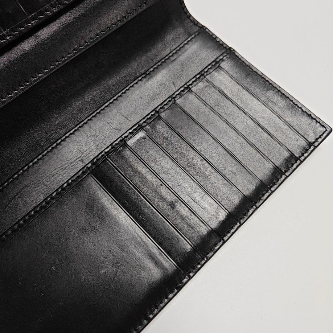 Calfskin Wallet Black
