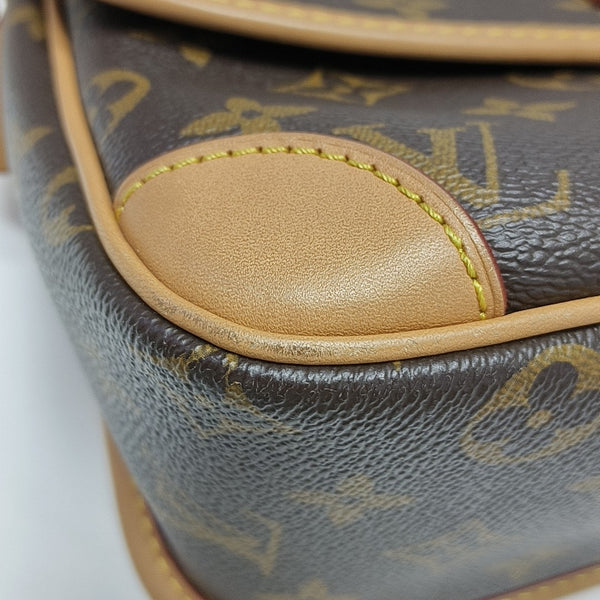DIANE Monogram Coated Canvas Brown