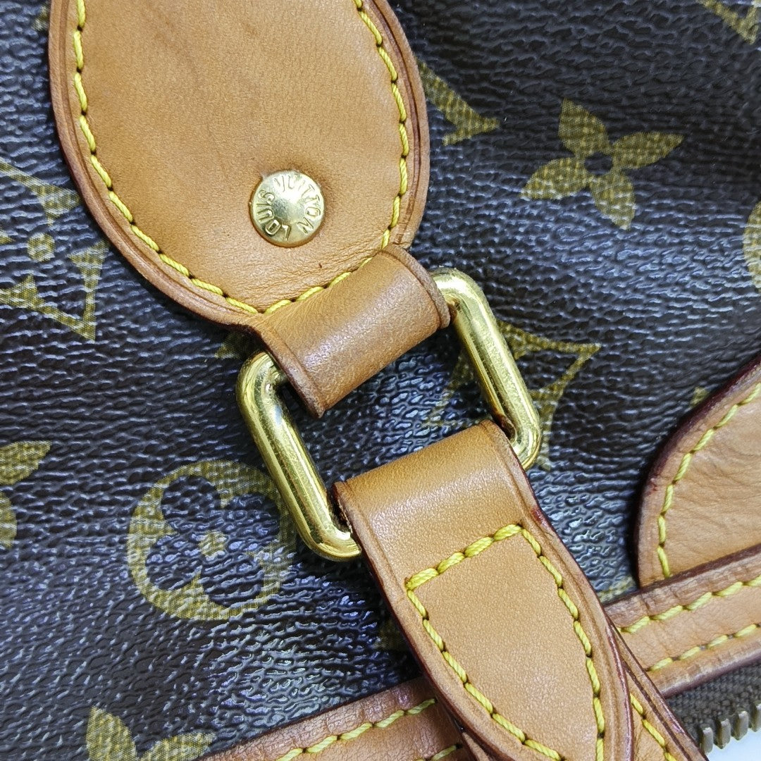 PALERMO PM Monogram Coated Canvas Brown
