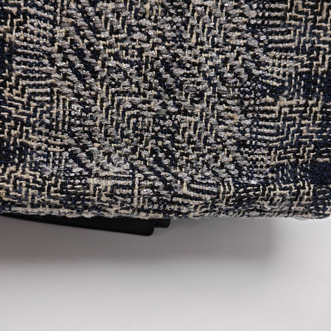 Fabric Top Handle Bag Multicolor