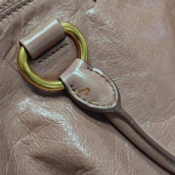 Calfskin Tote Bag Pink