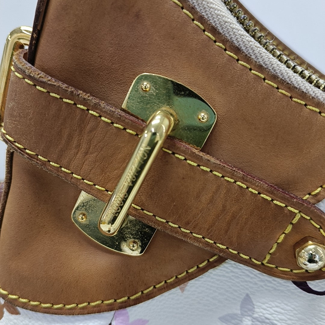 LV × TM GRETA Monogram Coated Canvas White