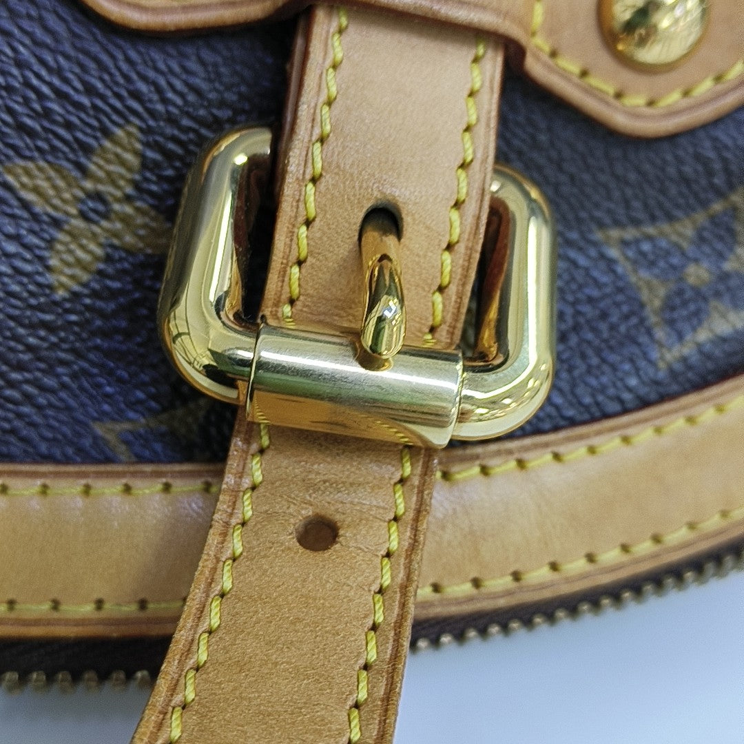 TIVOLI GM Monogram Coated Canvas Brown