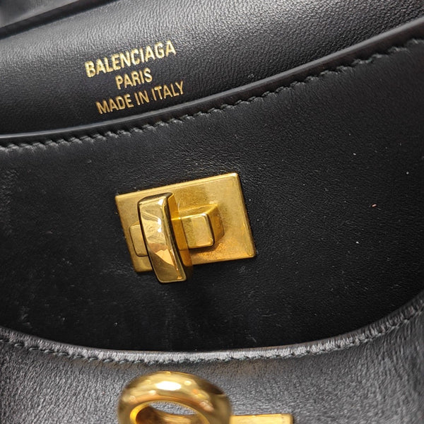 Calfskin Shoulder Bag Mini Black