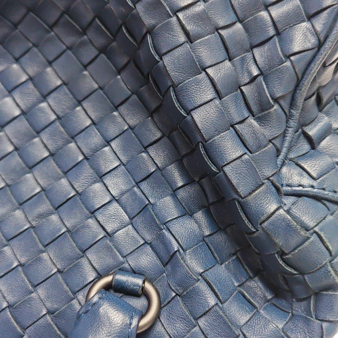 Lambskin Shoulder Bag Blue