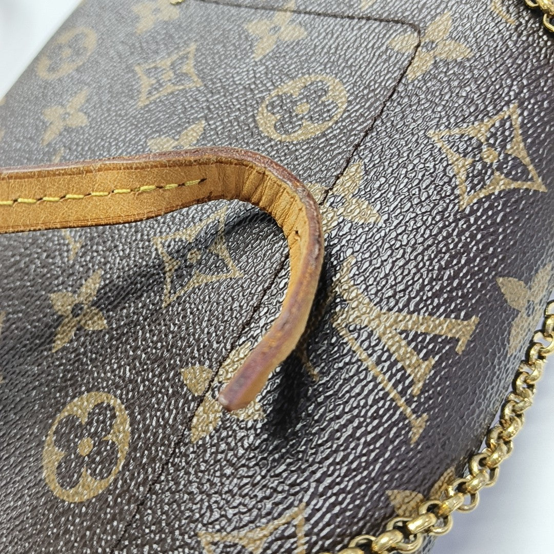 FAVORITE PM Monogram Coated Canvas Brown