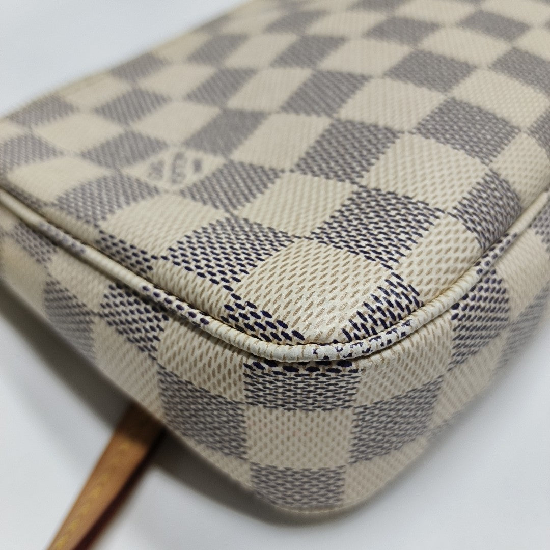 ACCESSOIRES GM Damier Azur Coated Canvas White