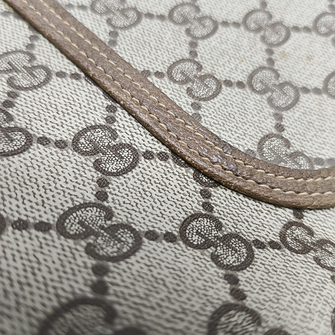 GG Supreme Monogram Coated Canvas Beige