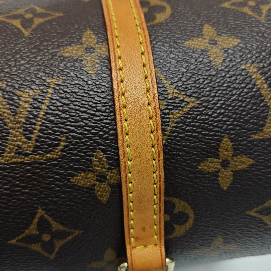 PAPILLON Monogram Coated Canvas Brown