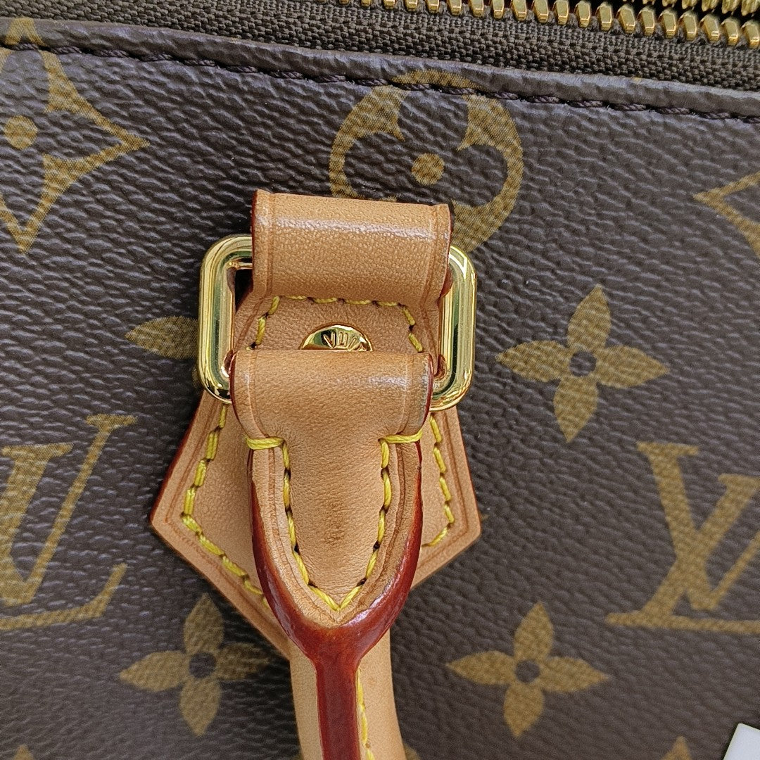 SPEEDY 20 Monogram Coated Canvas Brown