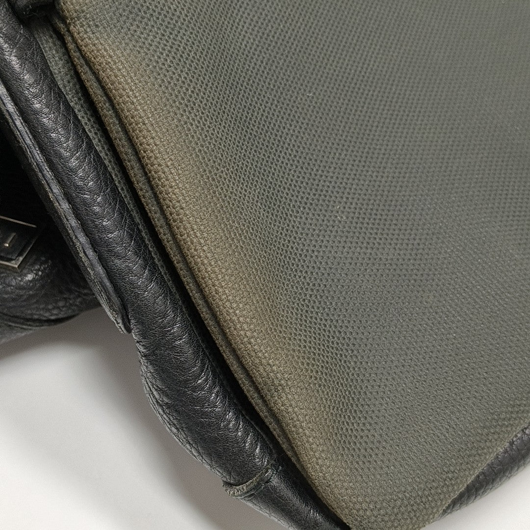 Calfskin Shoulder Bag Black