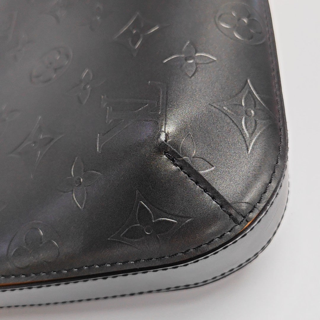 FOWLER Monogram Calfskin Gray