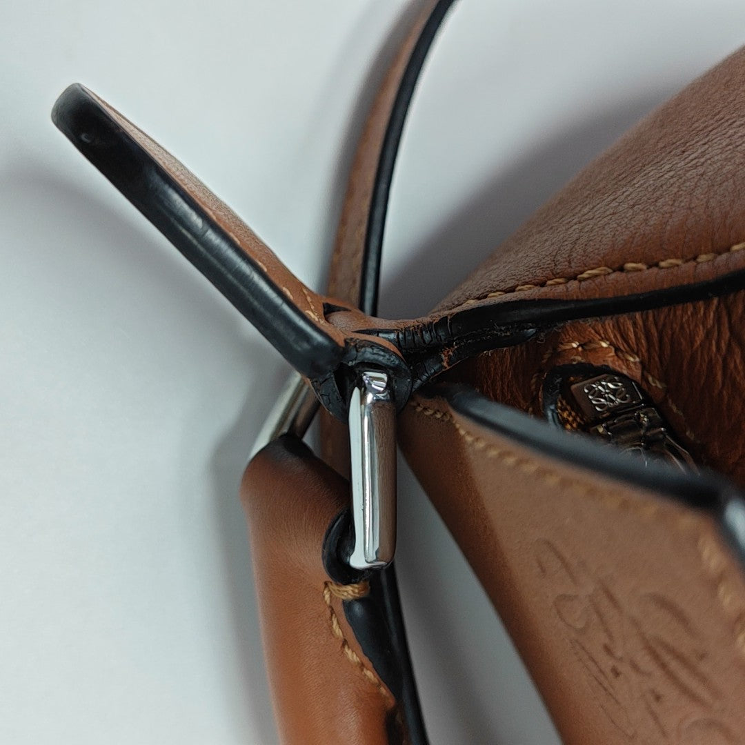 Puzzle Mini Calfskin Brown