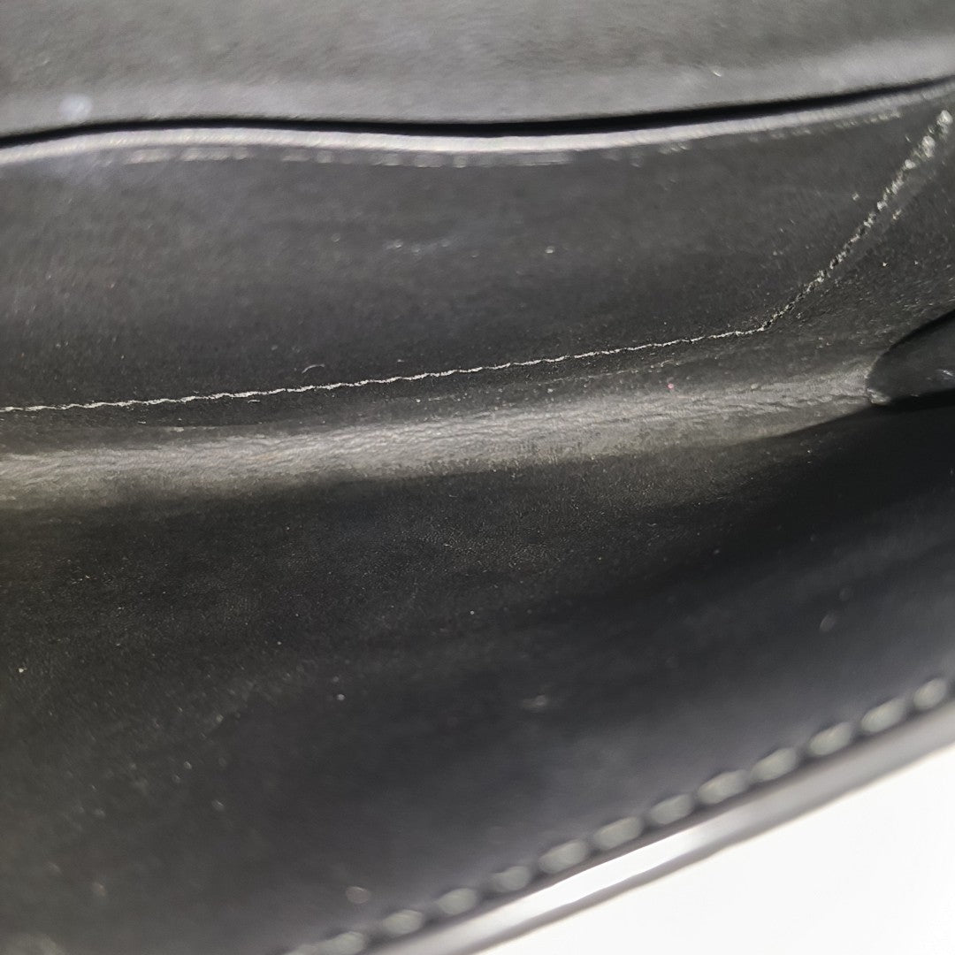 Calfskin Shoulder Bag Black