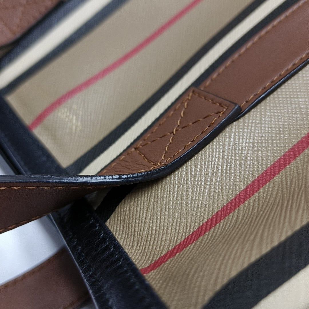 Coated Canvas Small Beige