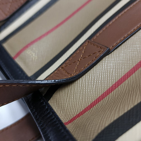 Coated Canvas Small Beige