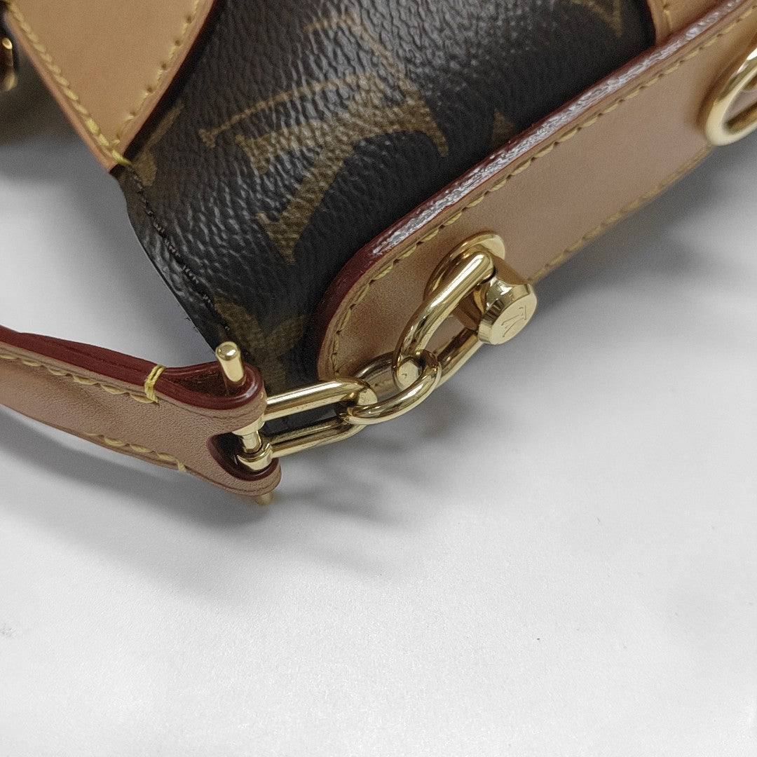 DUFFLE Monogram Coated Canvas Brown